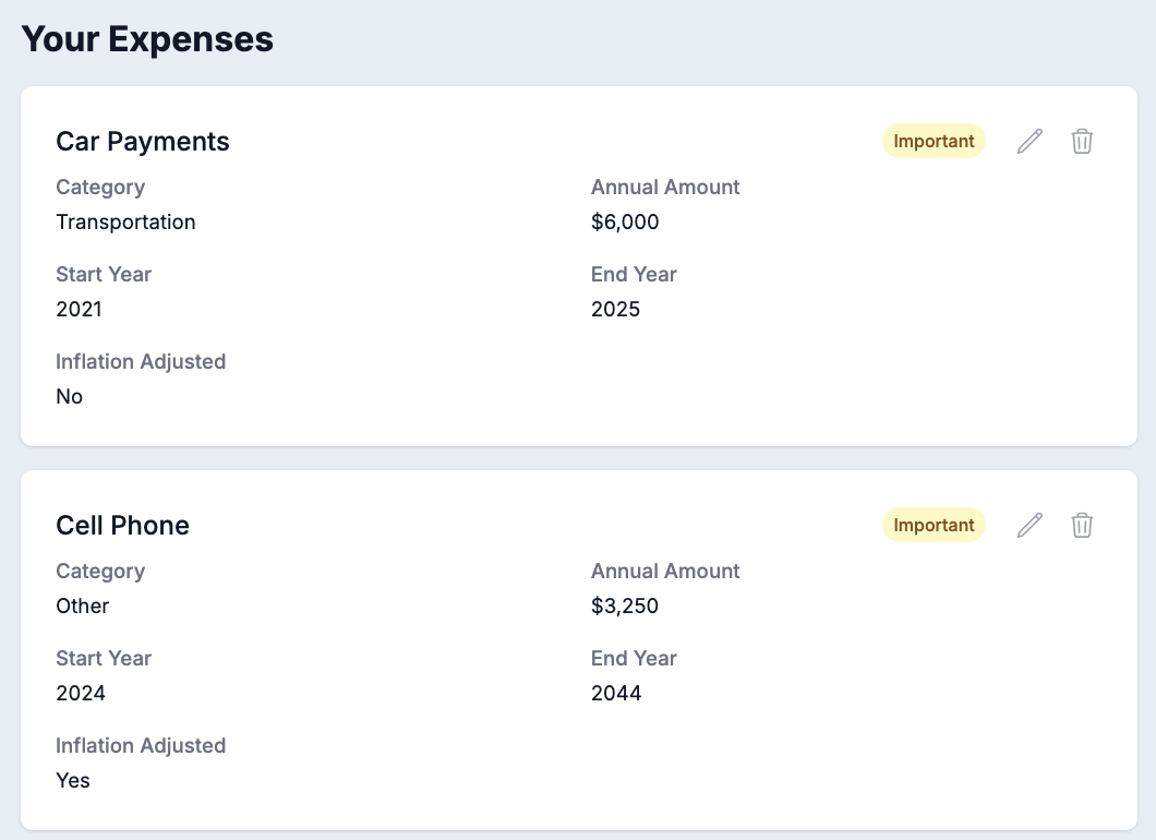 Expense Tracking screenshot 1